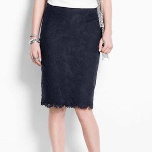 Ann Taylor Lace Pencil Skirt